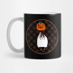 Halloween Horror Goose Gamer Dark Round Mug